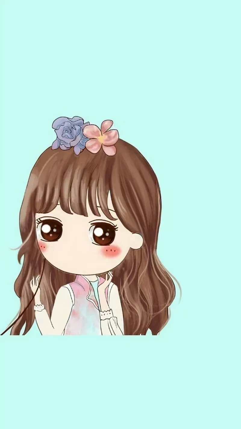 Ảnh chibi ngầu nữ sắc sảo và cực kỳ thần thái