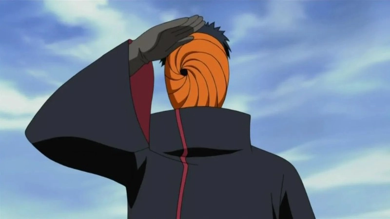 Obito Uchiha avatar nổi bật với Sharingan rực cháy