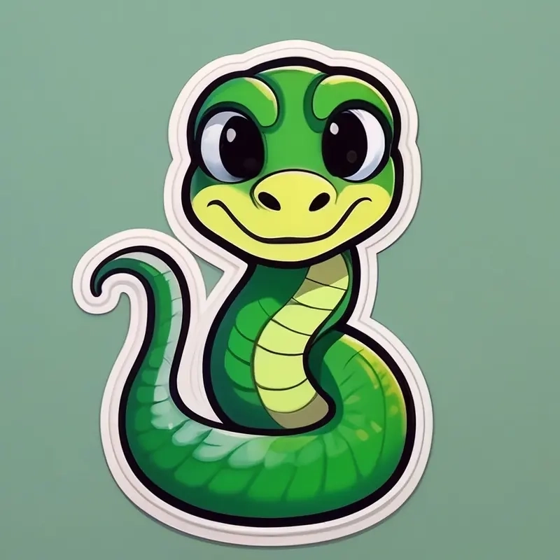 Con rắn chibi 2025 trở thành biểu tượng Tết mới