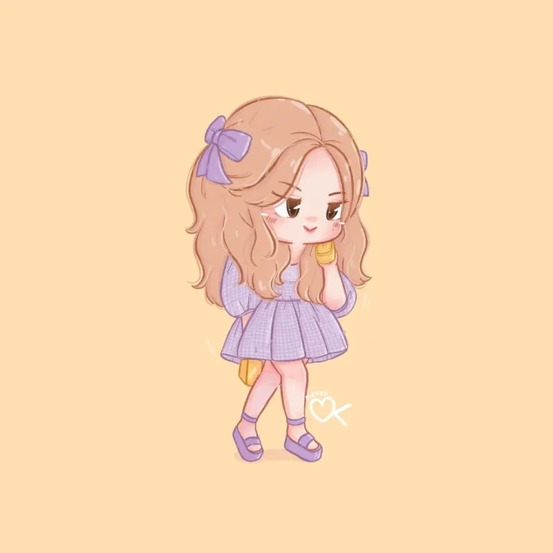 Rose Black Pink chibi phong cách khác biệt đáng yêu