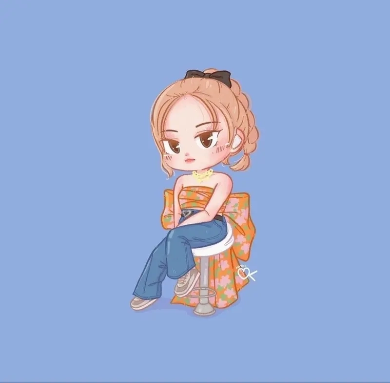 Chibi Rosé ánh mắt mơ màng khiến tim rung động