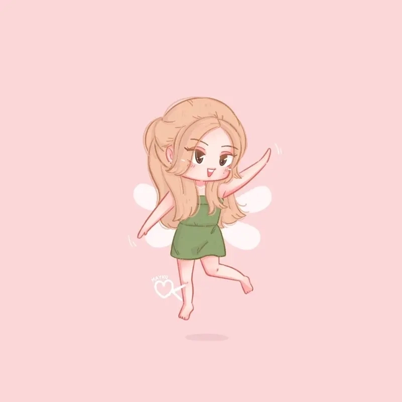 Ảnh Rose chibi cực xinh cho bộ sưu tập idol