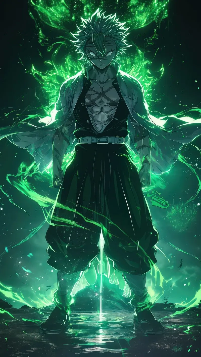 Shinazugawa Sanemi mang vẻ ngầu lạnh lùng đặc trưng