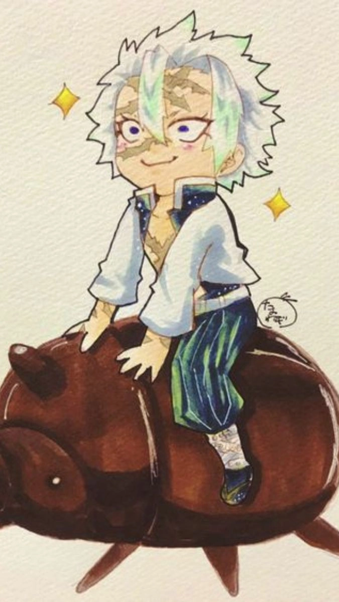 Sanemi demon toát lên phong cách dữ dội và ám ảnh