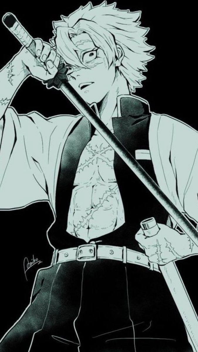 Sanemi manga chiến đấu hết mình để bảo vệ nhân loại