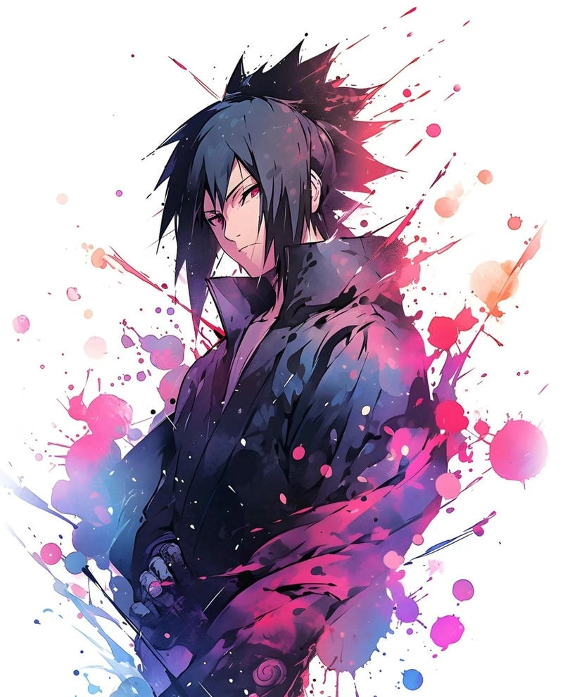 Uchiha Sasuke Sharingan ánh mắt siêu ngầu