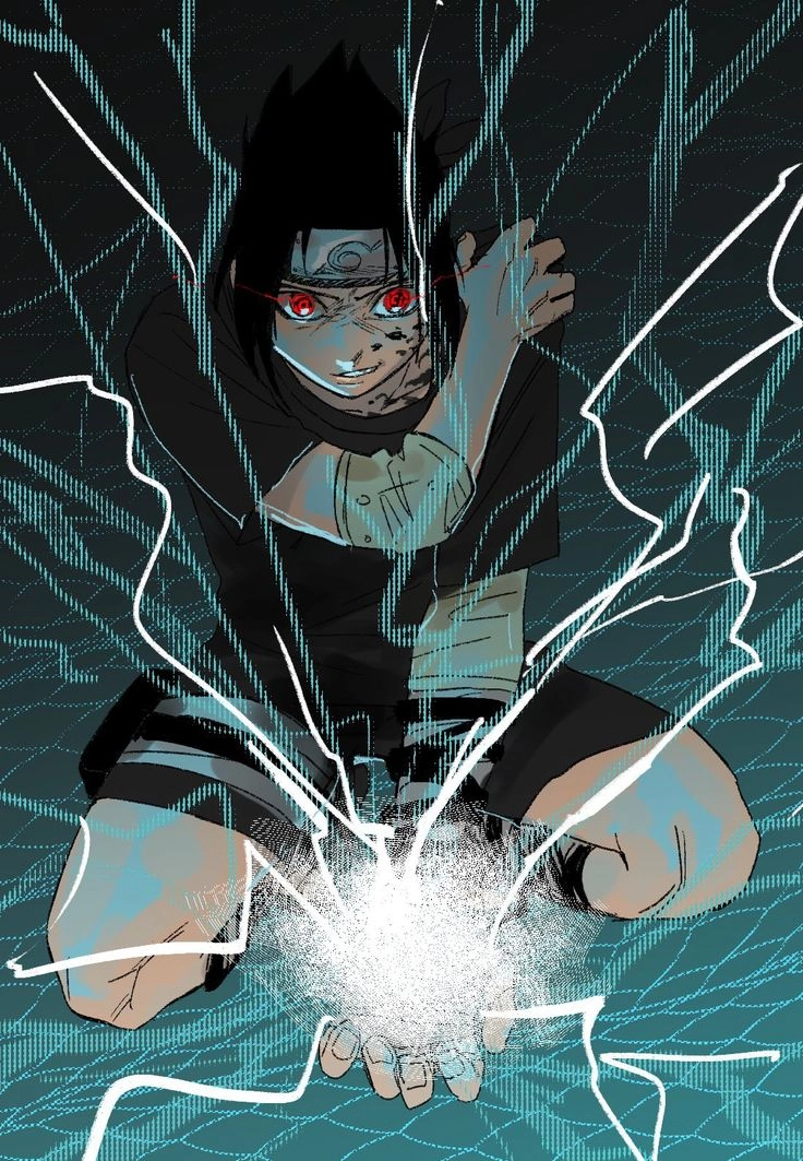 Uchiha Sasuke gif chuyển động siêu ấn tượng