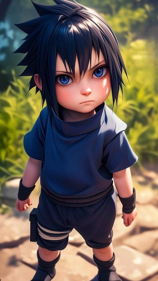 Uchiha Sasuke phong cách hoạt hình