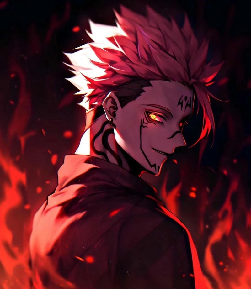 Manga Sukuna Roblox avatar với tạo hình cực dị