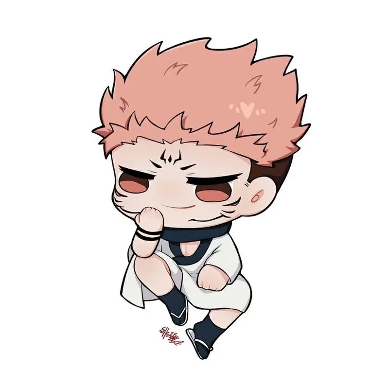 Sukuna chibi art độc đáo với phong cách cá nhân