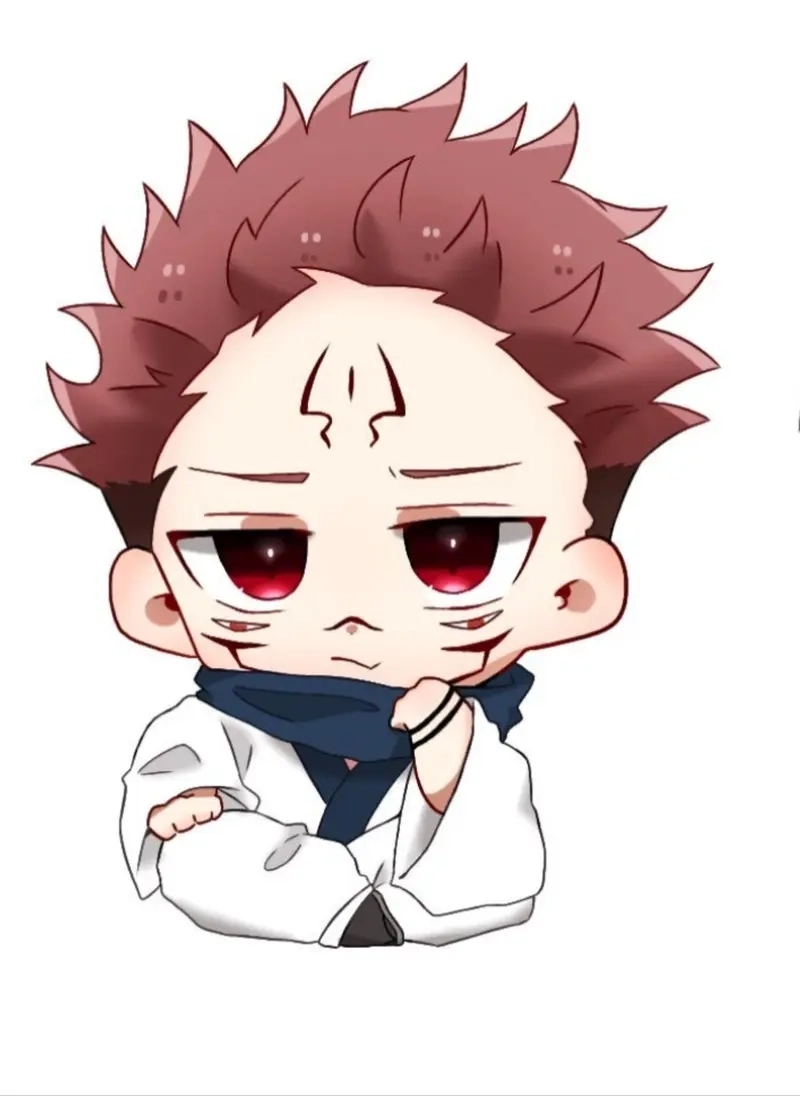 Sukuna chibi easy đơn giản phù hợp cả học sinh