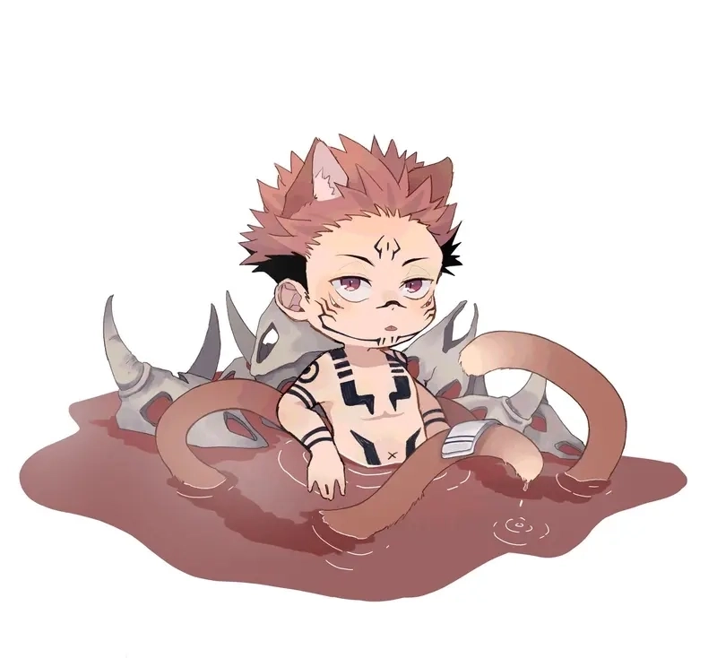 Sukuna chibi pfp dùng làm ảnh đại diện siêu chất