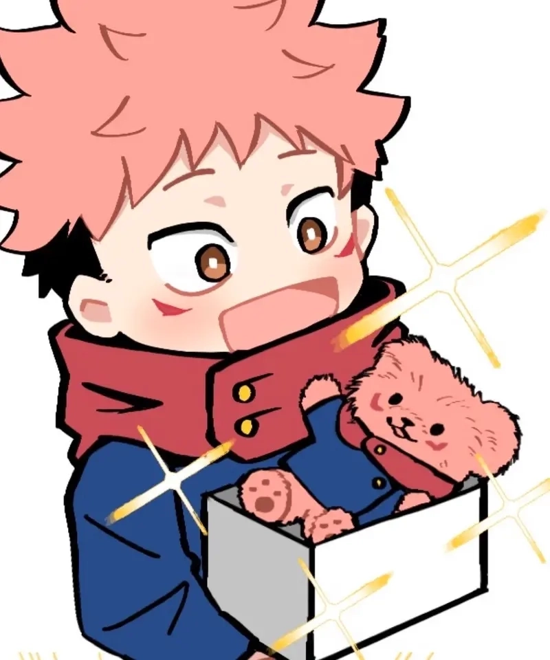 Sukuna chibi cute mang vẻ ngầu lạ mà dễ thương