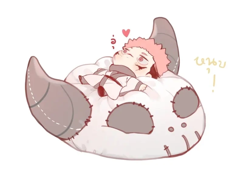 Hình Sukuna chibi được fan biến tấu sáng tạo
