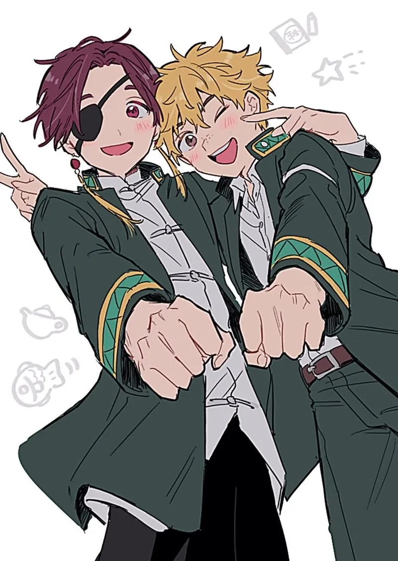 Wind Breaker Suou x Nirei cặp đôi đáng yêu