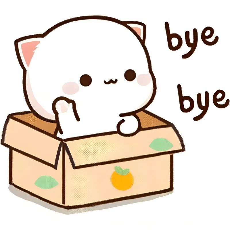 Bye bye cute dễ thương làm tim thắt lại