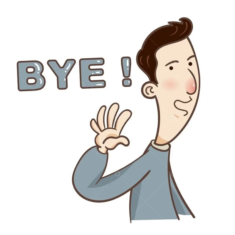 Hình bye buông tay để lòng nhẹ nhàng hơn