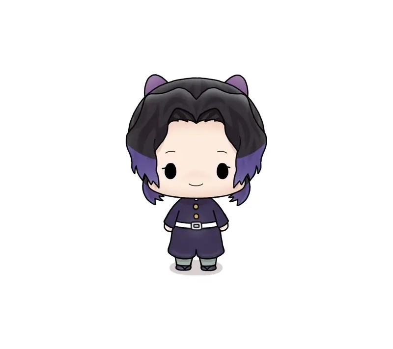 Nhân vật trong thanh gươm diệt quỷ chibi đầy biểu cảm