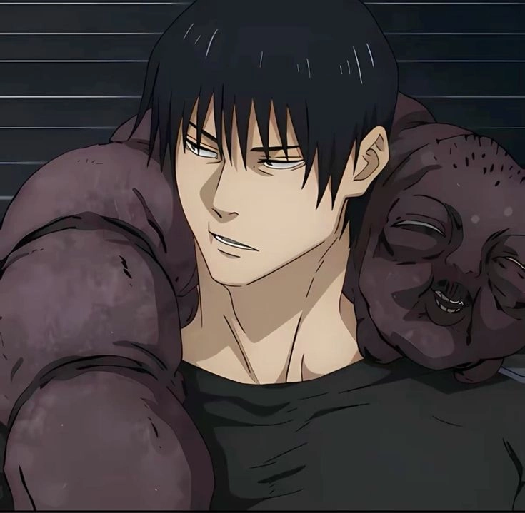 Toji gif lan truyền chóng mặt với ánh mắt sát khí mãnh liệt