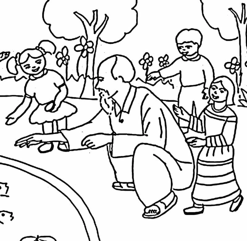 Hình ảnh bác Hồ tô màu đẹp ý nghĩa cho bé học hỏi