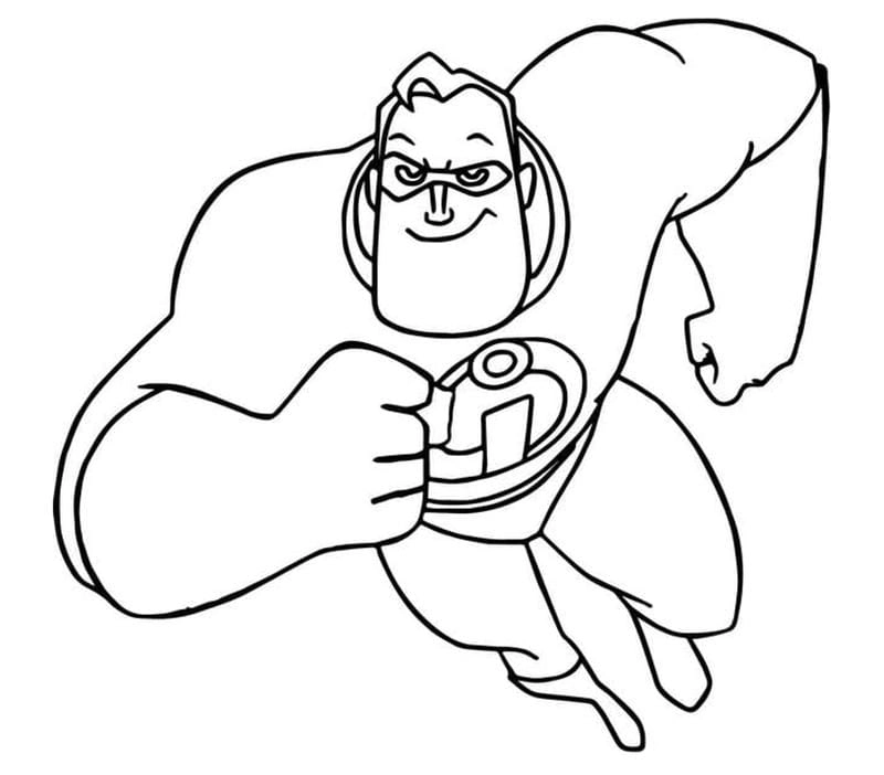 Tranh tô màu siêu nhân cho bé trai ưa thích