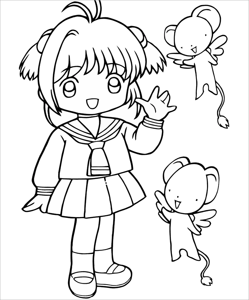 Vẽ anime siêu cute khiến bé không rời mắt