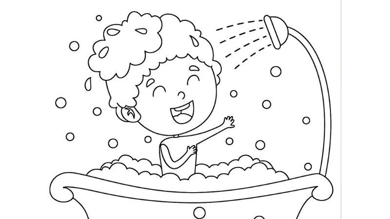 Tranh vẽ chủ đề bản thân đơn giản và đẹp