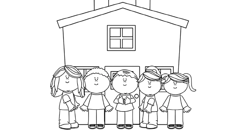 Tô màu tranh chủ đề bản thân rèn luyện khéo léo