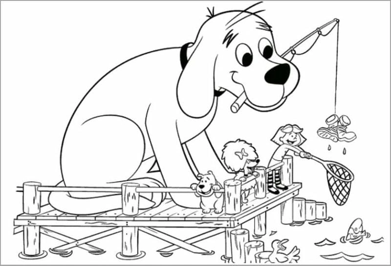 Tập tô màu con chó cho bé từ 3 tuổi