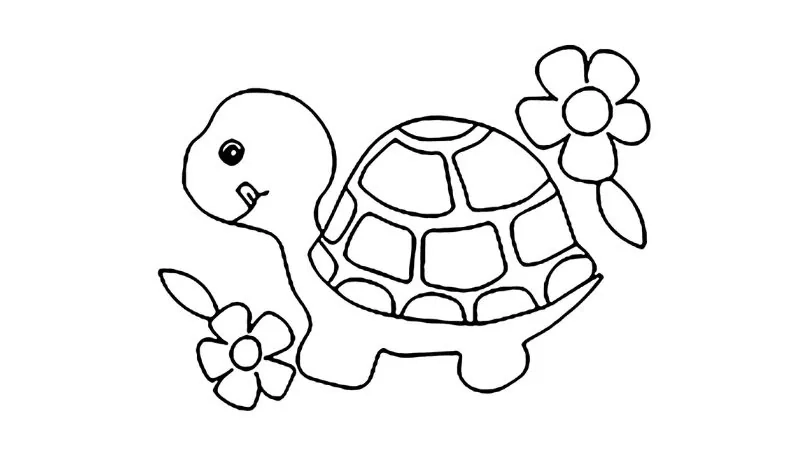 Tranh tô màu con vật đáng yêu gần gũi thân thiện