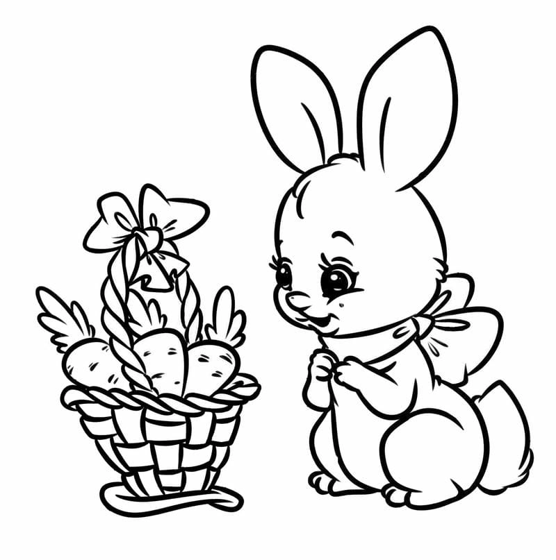 Tranh tô màu cute đáng yêu siêu dễ thương