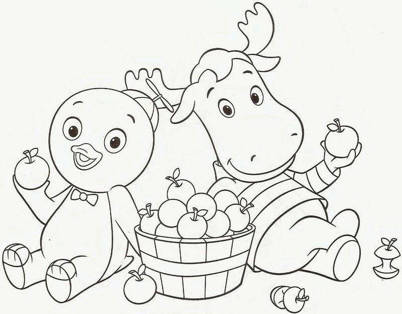 Tranh tô màu con vật cute dễ thương nhất hiện nay