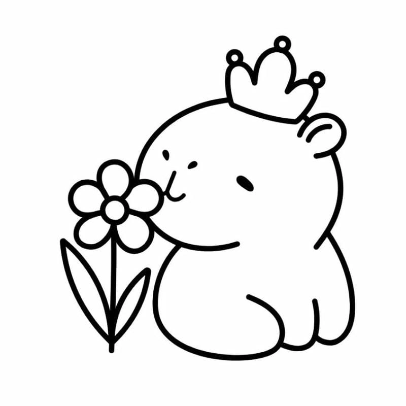 Các hình vẽ đơn giản cho bé tô dễ thực hiện