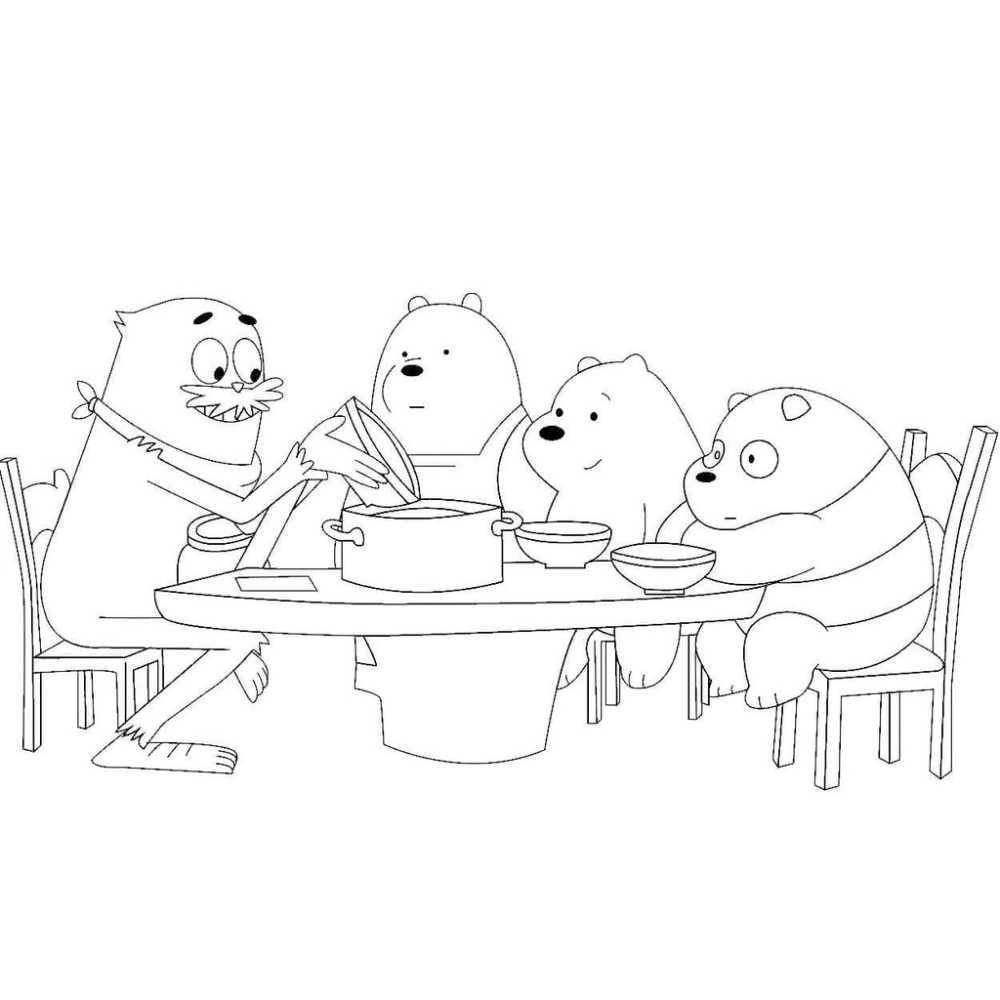 Tranh tô màu đơn giản dễ hiểu cho bé mới học