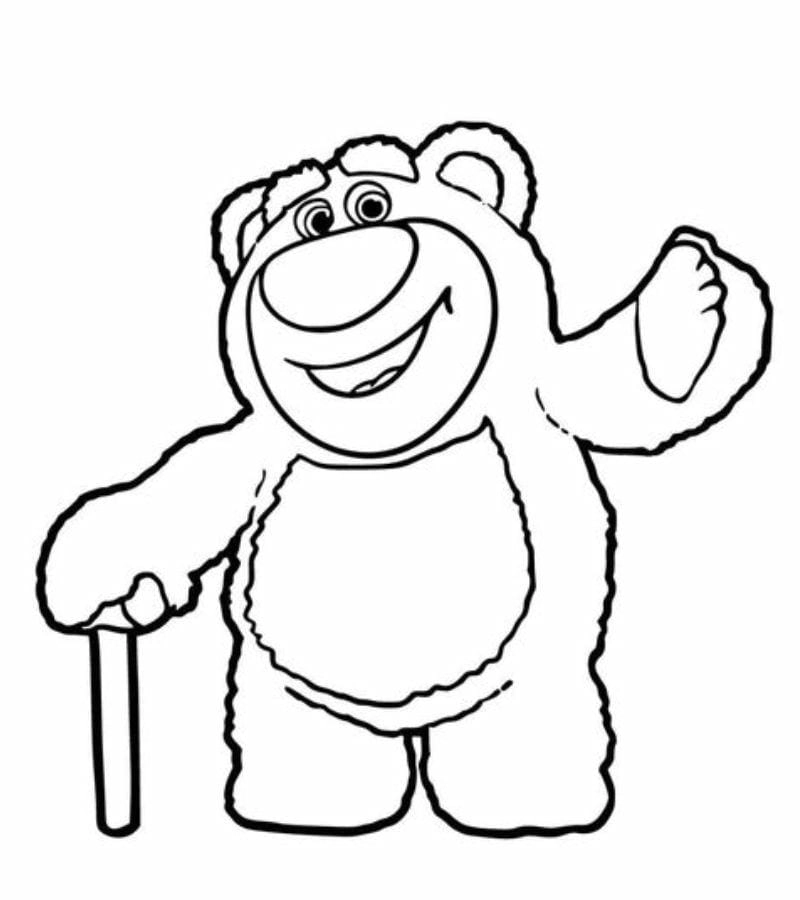 Tranh tô màu con vật đơn giản đáng yêu lắm