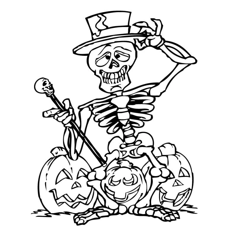 Tô màu hình Halloween ma mị nhưng không đáng sợ