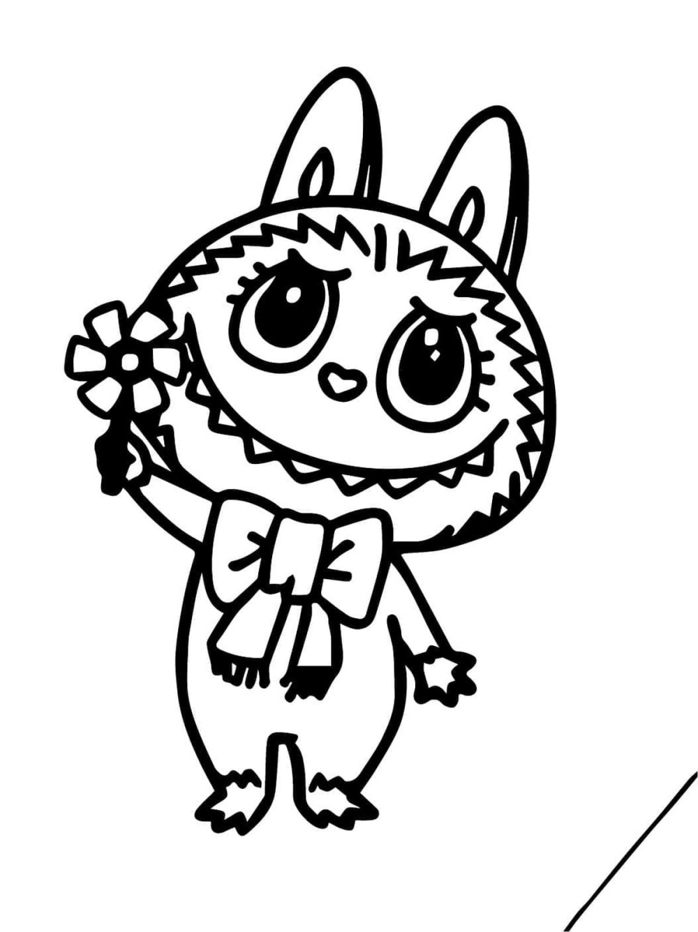 Drawing drawing tranh tô màu Labubu sáng tạo