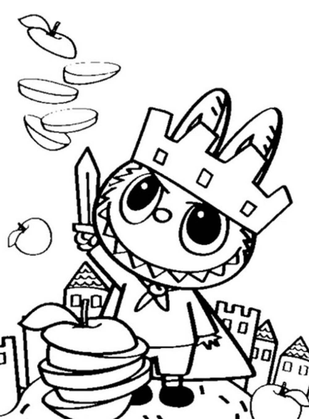 Màu online màu online tranh tô màu Labubu thú vị