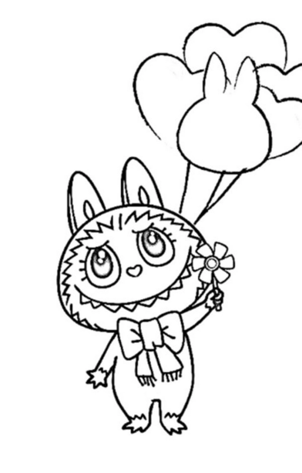 Pochacco Pochacco tranh tô màu Labubu ngộ nghĩnh