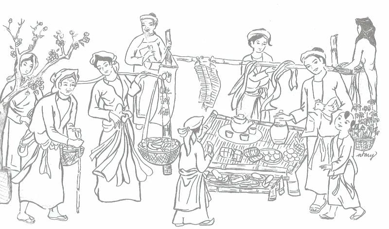 Vẽ tranh mùa xuân quê em rực rỡ sắc màu sắc xuân