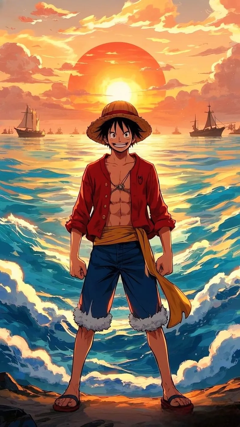 Vẻ đẹp bá khí của Luffy ngầu lòi
