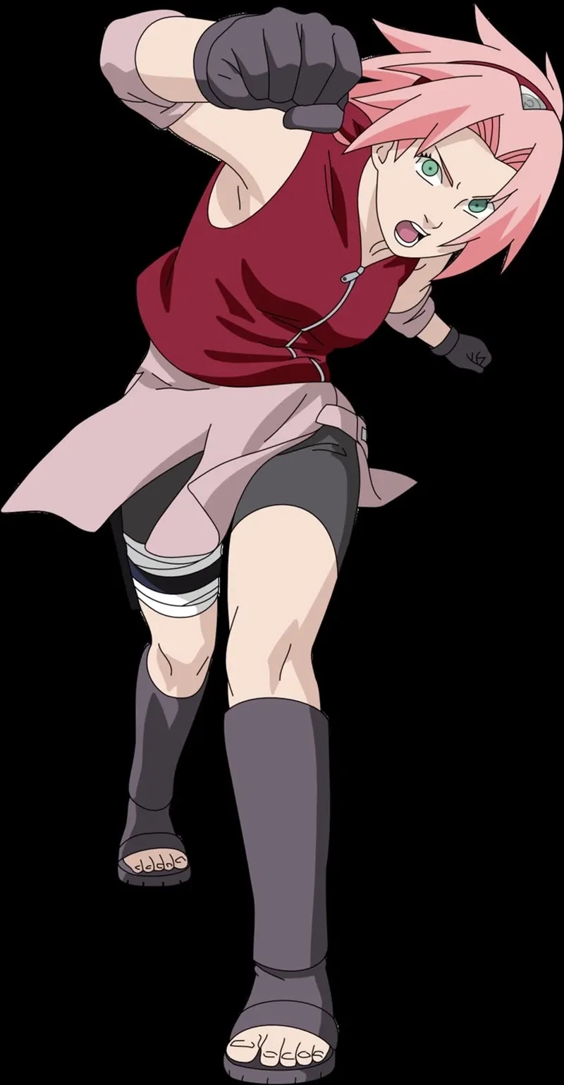 Tạo hình ấn tượng trong Sakura Haruno anime đầy cảm xúc