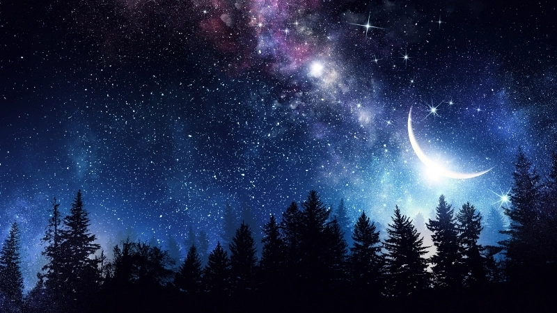 Tải về hình nền phong cảnh đêm cho điện thoại