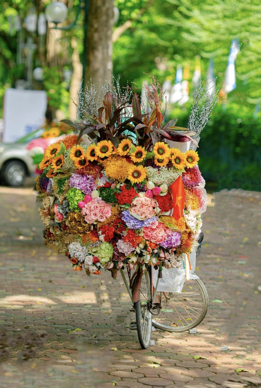 Vẽ tranh phong cảnh hà nội góc phố Hàng Bạc