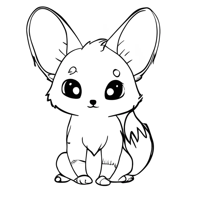 Tô màu cáo cute và ngộ nghĩnh