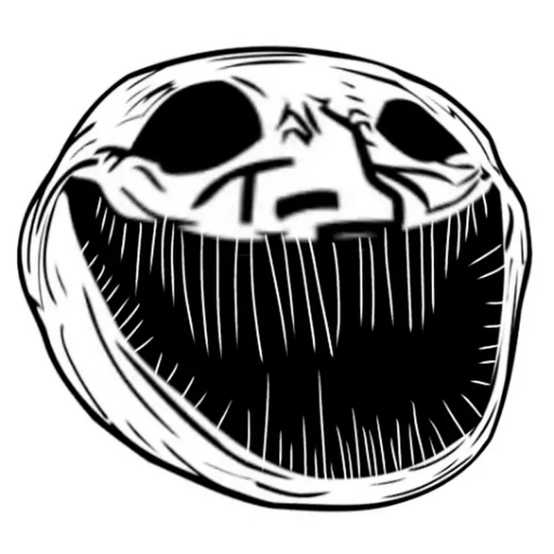 Mẫu troll face meme template để tự tạo meme