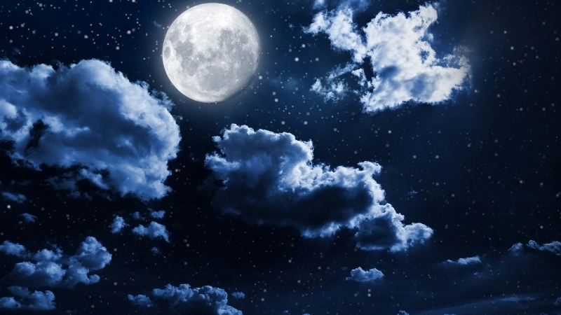 Khoảnh khắc trong một hình nền bầu trời đêm đẹp