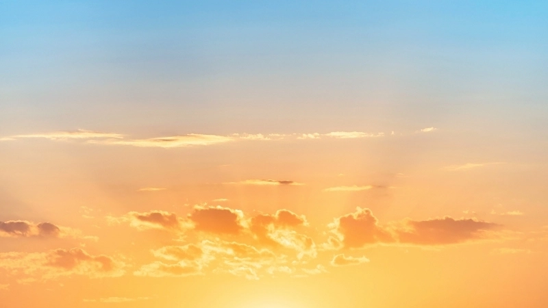 Cảm giác yên bình với nền bình minh tím