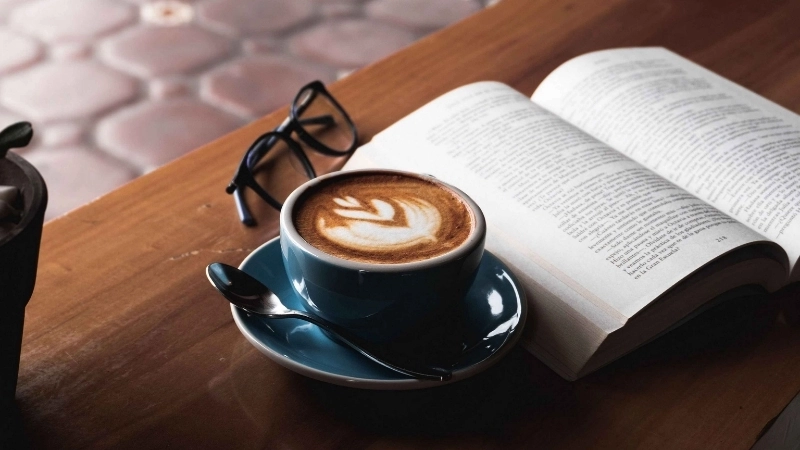 Nền cà phê hạt rang mộc