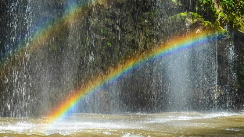 Galaxy hình nền cầu vồng cute huyền ảo